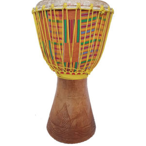 Ghana Djembe Kente - 60cm